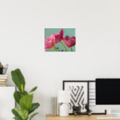 Pink Tulips Poster (Heimbüro)