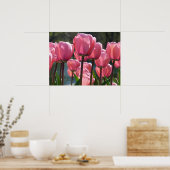 Pink Tulips Poster (Küche)
