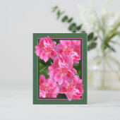 PINK TULIPS ~ Postkarte (Stehend Vorderseite)