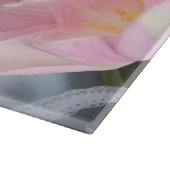 Pink Tulips Schneidebrett (Ecke)