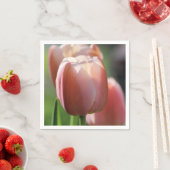 Pink Tulips Serviette (Beispiel)