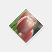 Pink Tulips Serviette (Ecke)
