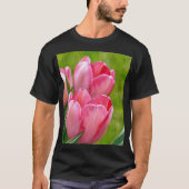 Pink Tulips T-Shirt (Vorderseite)