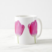 Pink Tulips Tasse (VorderseiteRechts)