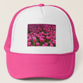 Pink Tulips Truckerkappe (Vorderseite)