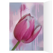 Pink Tullip tropfende Farbe Hintergrund & benutzer (Innen (Links))