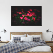 Pink-Tulpe-Blume Leinwanddruck (Insitu (Schlafzimmer))