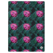 Pink-Tulpe Klemmbrett (Rückseite)