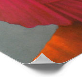 Pink Turban Poster (Ecke)