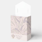 Pink Turkey & Feathers Fall Girl Babydusche Geschenkschachtel (Geöffnet)