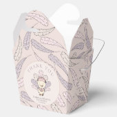 Pink Turkey & Feathers Fall Girl Babydusche Geschenkschachtel (Geöffnet)