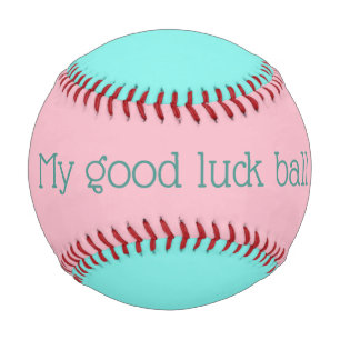 Pink Türkis meine Viel Glück Baseball