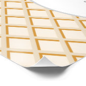 Pink Turquoise Baseball Drip Birthday Welcome Sign Poster (Ecke)