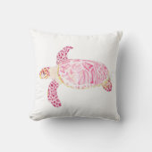 Pink Turtle Kissen (Vorderseite)