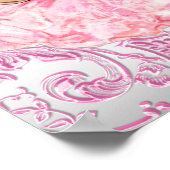 Pink Tutu Baby Girl Babydusche Begrüßungszeichen Poster (Ecke)