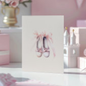 Pink Tutu Ballerina Girl Babydusche Einladung