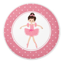 Pink Tutu Ballerina Polka Dot