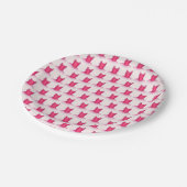 Pink Tutu Ballet Dancer Ballerina Tanz Erwägung Pappteller (Schrägansicht)