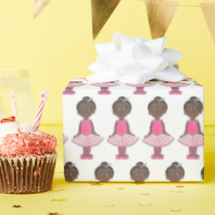 Pink Tutu Ballett Geburtstag Tanzlehrer Ballerina Geschenkpapier