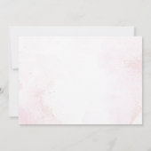 Pink Tutu Niedlich Ballet Dancer Ballerina Geburts Einladung (Rückseite)