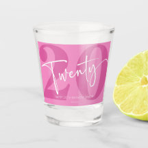 Pink Twenty 20th Twentieth Birthday Party Gift
