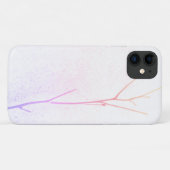 Pink Twig White Concrete Textur iPhone 11 Fall Case-Mate iPhone Hülle (Rückseite (Horizontal))