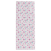 Pink Twinkle Lights Weinbeutel Geschenktüte Für Weinflaschen (Rückseite)