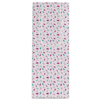 Pink Twinkle Lights Weinbeutel Geschenktüte Für Weinflaschen