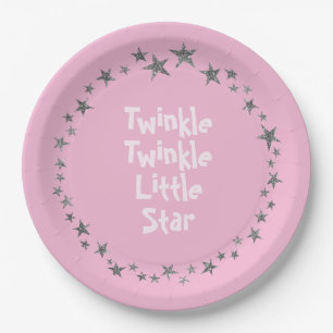 Pink Twinkle Little Star Baby Girl Party Teller