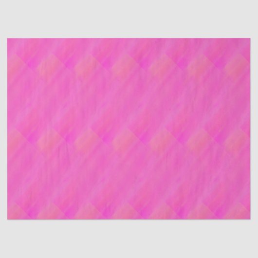 Pink u. hellorangees geometrisches Seidenpapier (Vorderseite)