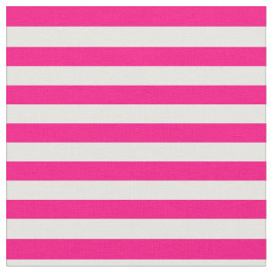 Pink u. Weiß Striped Stoff