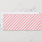 Pink Überraschung Boarding Pass Flugzeug Geschenkk Einladung (Rückseite)