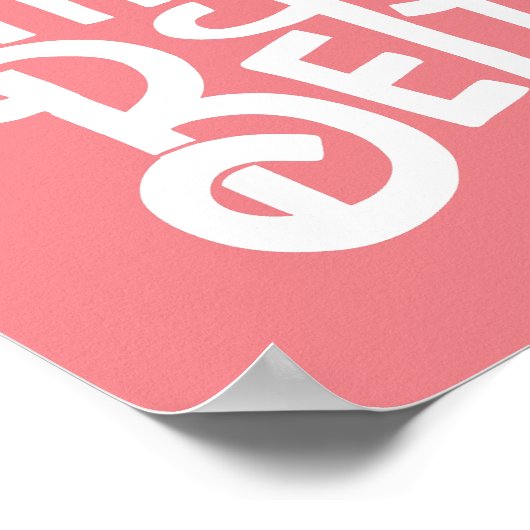 Pink-Übungen machen Poster besser (Ecke)