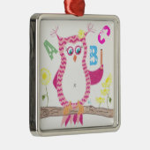 Pink Uhu Lehrer Premium Ornament . (Rechts)