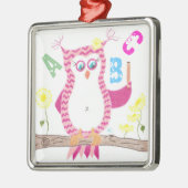Pink Uhu Lehrer Premium Ornament . (Links)