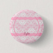 Pink Ultrasound Babydusche Button (Vorderseite)