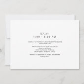 Pink Ultrasound Foto Beste Mama je Foliage Einladung (Rückseite)