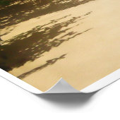 Pink Umbrella Girl Poster (Ecke)