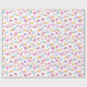 Pink-Umhüllungspapier Geschenkpapier (Flach)