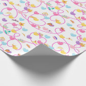 Pink-Umhüllungspapier Geschenkpapier (Ecke)