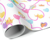 Pink-Umhüllungspapier Geschenkpapier (Rolleneckpunkt)