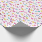 Pink-Umhüllungspapier Geschenkpapier (Ecke)