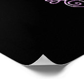 Pink Unalome Gruppe Poster (Ecke)
