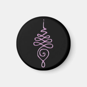 Pink Unalome Magnet