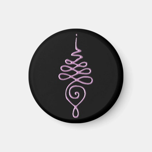 Pink Unalome Magnet (Vorne)