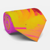 Pink und Abstrakter Putz Krawatte (Gerollt)