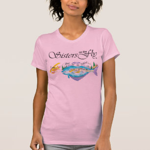 PINK UND ANDERE FARBEN, BEIDE SEITEN, DRUCKT T-Shirt