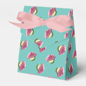 Pink und Aqua Cupcakes Muster Geschenkschachtel (Vorderseite)