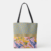 Pink und Aquamarin Paint Splash Tasche (Rückseite)