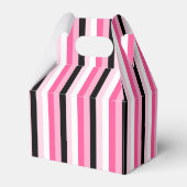 Pink und Black 60. Geburtstag Cake Gastgeschenk Bo Geschenkschachtel (Rückseite)